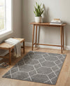 Trellis Mosaic Collection Area Rug - Arborville (Light Gray) Rectangle Light Gray  lifestyle 3