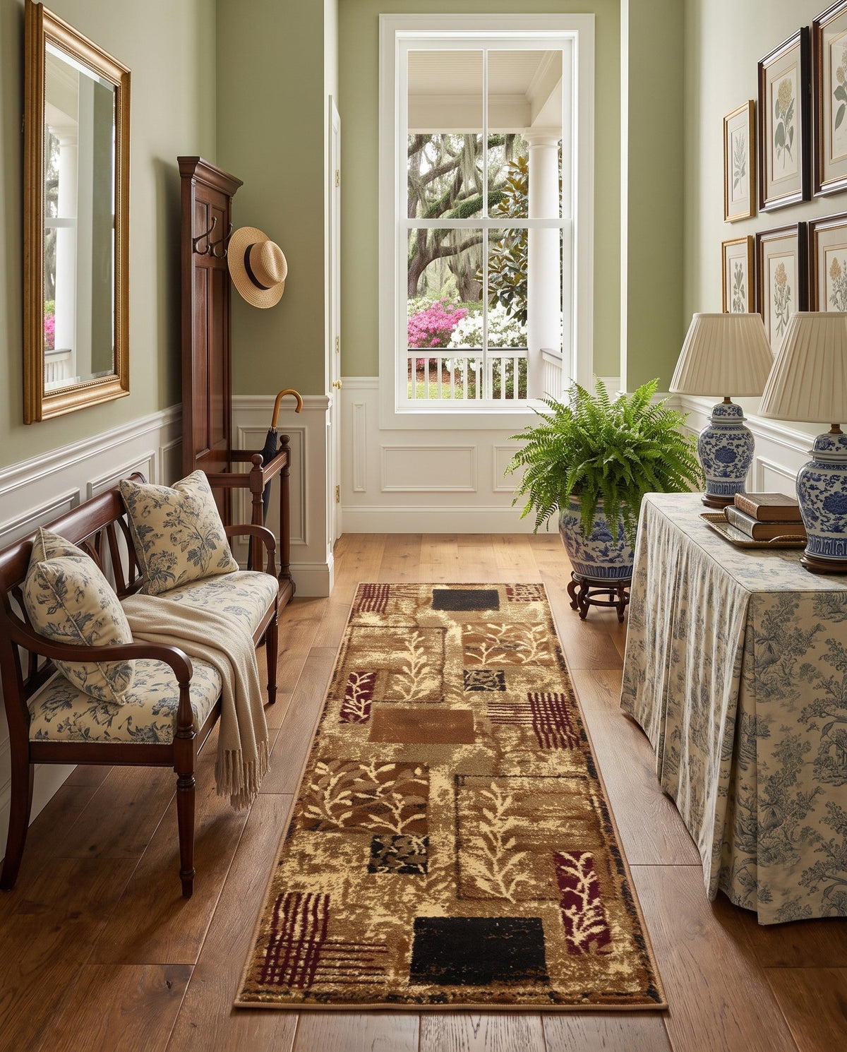 Bistro Lounge Collection Area Rug -  Affogato Runner Beige  lifestyle 170