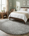 Alpine Plush Collection Area Rug -  Cortina (Sterling) Oval Sterling  lifestyle 42