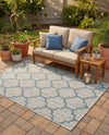 Savannah Pergola Collection Area Rug - Arbor (Gray) Rectangle Gray  lifestyle 19