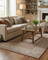 Soho Elegance Collection Area Rug -  Mercer (Brown) Rectangle Brown  lifestyle 9