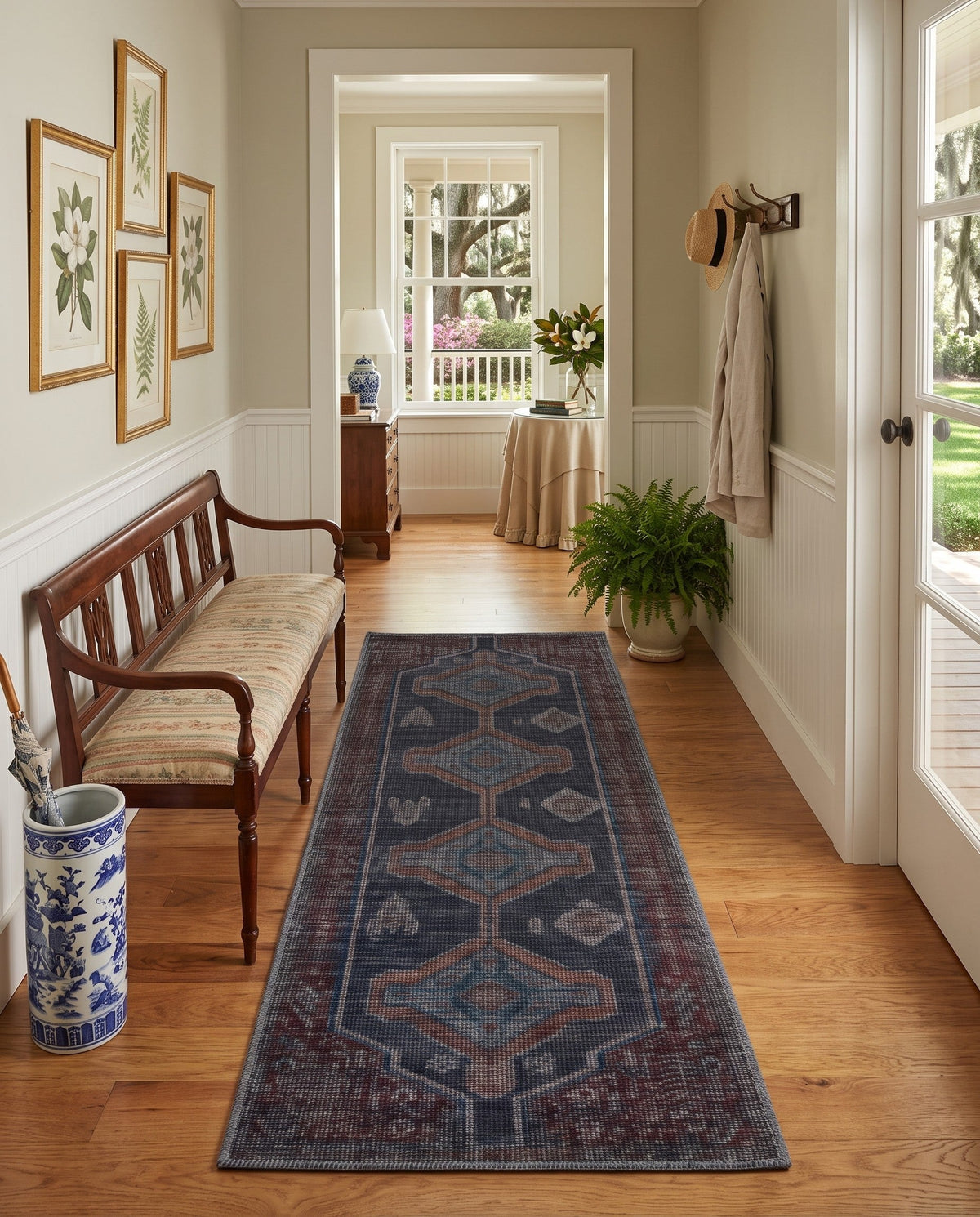 Rovaniemi Collection Area Rug - Lapland Runner Charcoal and Gray  lifestyle 81