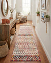 Mediterranean Lattice Collection Area Rug -  Casablanca (Ivory Multi) Runner Ivory Multi  lifestyle 65