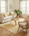 Urban Oasis Rugs Collection Area Rug -  Terrace (Yellow Ivory) Rectangle Yellow Ivory  lifestyle 21