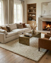 Wellington Luxe Shag Collection Area Rug - Kapiti Rectangle Moroccan Ivory  lifestyle 7