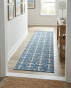 Seaside Haven Rugs Collection Area Rug - Sapphire (Blue) Runner Blue  lifestyle 41