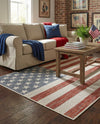 Urban Oasis Rugs Collection Area Rug -  Boardwalk Rectangle Red  lifestyle 10