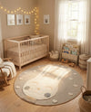 Wonder Tykes Collection Area Rug -  Blisswood Round Peach Blossom  lifestyle 46