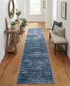 Sahara Essence Collection Area Rug - Oasis (Blue) Runner Blue  lifestyle 70