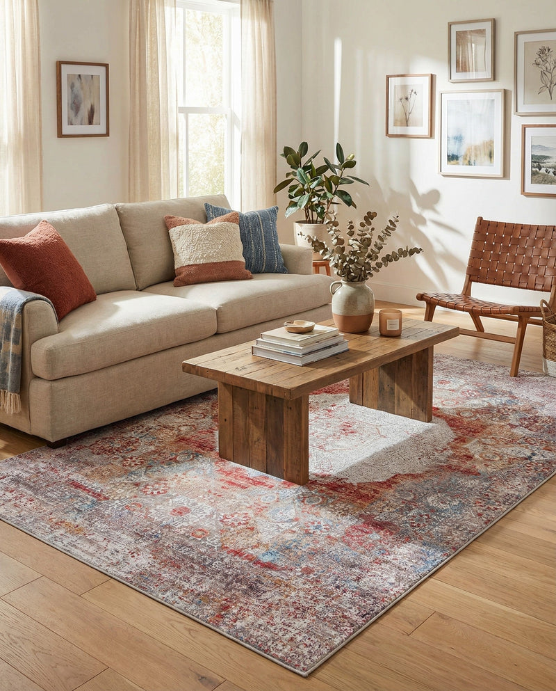 Laguna Sands Collection Area Rug - Catalina Rectangle Multi  lifestyle 24