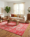 Georgetown Rugs Collection Area Rug - Dupont (Pink) Rectangle Pink  lifestyle 13