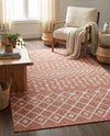 Savannah Pergola Collection Area Rug -  Pergola (Rust Red) Rectangle Rust Red  lifestyle 3