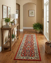 Isfahan Elegance Collection Area Rug - Naghsh-e Jahan (Terracotta) Runner Terracotta  lifestyle 71