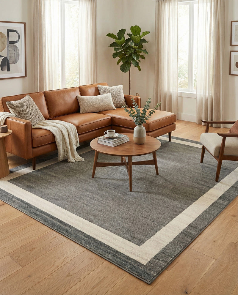 Studio Haven Collection Area Rug -  Alcove (Gray) Rectangle Gray  lifestyle 7