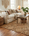 Woven Seaside Jute Collection Area Rug - Whittaker Rectangle Natural  lifestyle 15