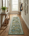 Brighton Terrace Collection Area Rug -  Rottingdean (Green) Runner Green  lifestyle 71
