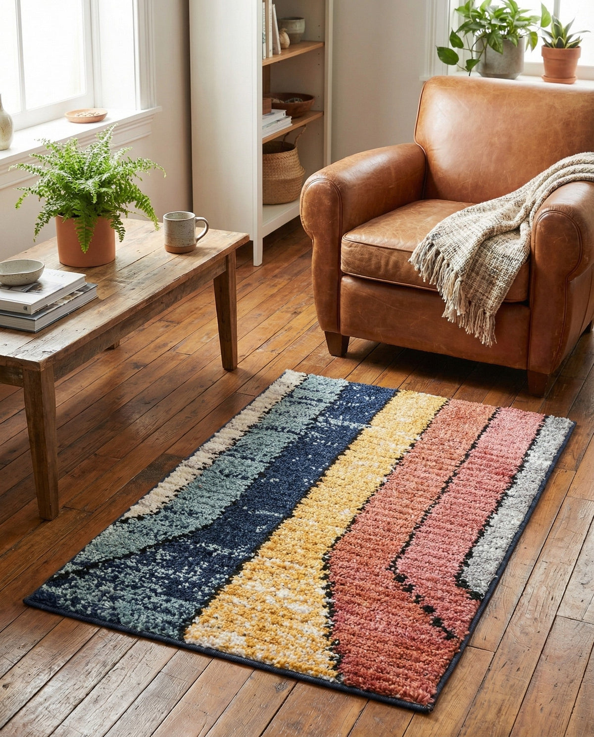 Marrakech Mosaic Collection Area Rug -  Agadir Rectangle Multi  lifestyle 4