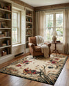 Rural Charm Collection Area Rug - Meadowbrook Rectangle Cream  lifestyle 20