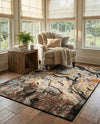 Urban Terrace Collection Area Rug -  Horizon Rectangle Multi  lifestyle 12