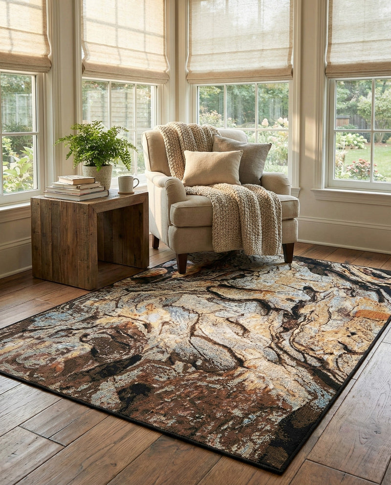 Urban Terrace Collection Area Rug -  Horizon Rectangle Multi  lifestyle 12