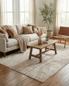 Cascade Range Collection Area Rug - Hood (Ivory) Rectangle Ivory  lifestyle 13