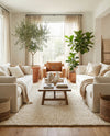 Woolen Sphere Collection Area Rug - Orbsburg (Ivory) Rectangle Ivory  lifestyle 18