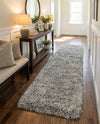 Eternal Plush Oasis Collection Area Rug -  Tranquility (Ash) Runner Ash  lifestyle 28
