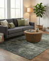Sahara Essence Collection Area Rug - Oasis (Green) Rectangle Green  lifestyle 13