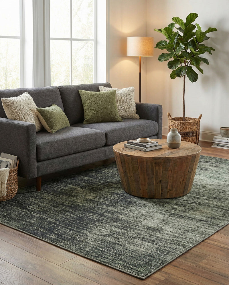 Sahara Essence Collection Area Rug - Oasis (Green) Rectangle Green  lifestyle 13