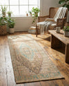 Savannah Threads Collection Area Rug -  Mojave Runner Khaki and Ivory  lifestyle 50
