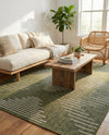 Urban Terrace Collection Area Rug -  Chelsea (Green) Rectangle Green  lifestyle 21