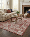 Patio Heritage Collection Area Rug - Savannah (Rust Red) Rectangle Rust Red  lifestyle 4