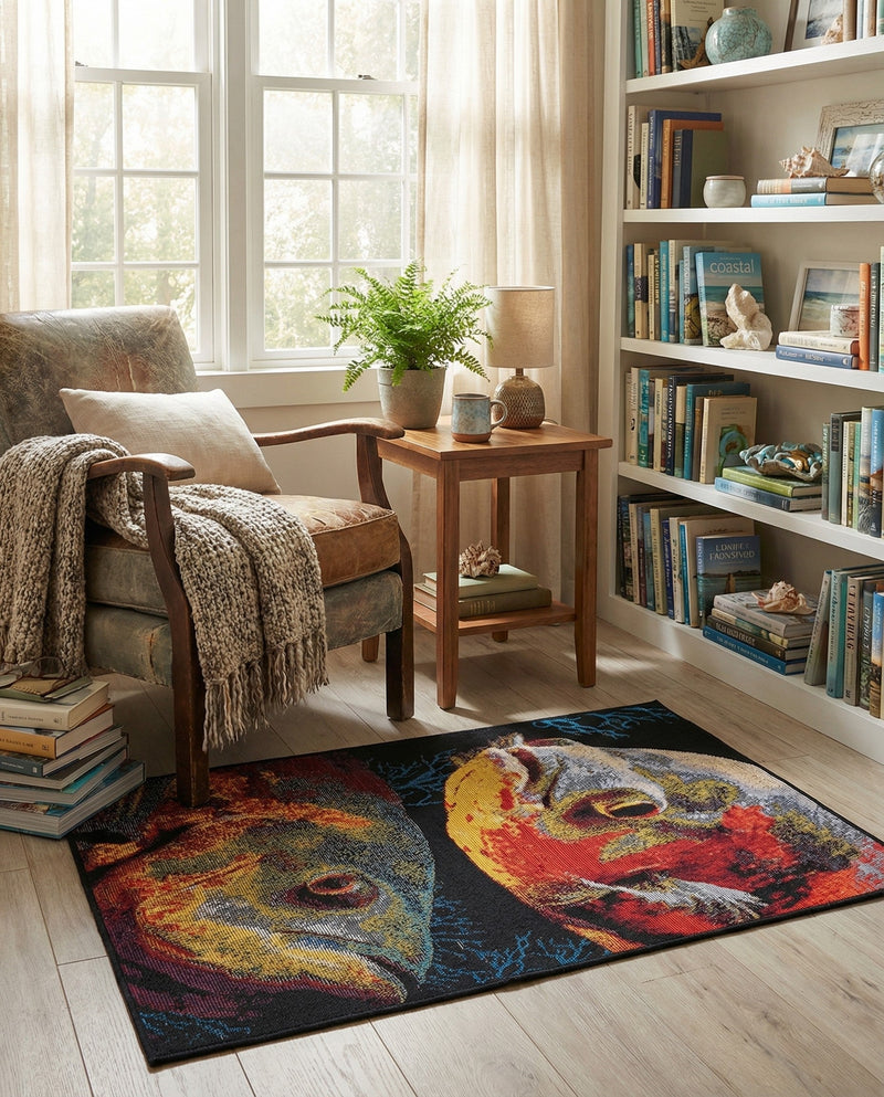 Seaside Haven Rugs Collection Area Rug -  Harbor Rectangle Multi  lifestyle 10