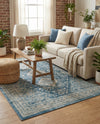 Coastal Haven Collection Area Rug -  Harborview Rectangle Navy Blue  lifestyle 13