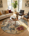 Urban Terrace Collection Area Rug -  Alcove Round Multi  lifestyle 75