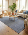 Jill Zarin Sedona Oasis Outdoor Collection Area Rug - Coconino (Navy Sky) Rectangle Navy Sky  lifestyle 5