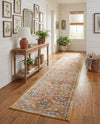 Seville Stripes Collection Area Rug -  Cordoba (Yellow) Runner Yellow  lifestyle 57