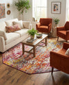 Georgetown Rugs Collection Area Rug - Dupont (Multi) Octagon Multi  lifestyle 84