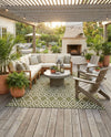 Urban Oasis Rugs Collection Area Rug -  Boulevard (Green) Rectangle Green  lifestyle 3