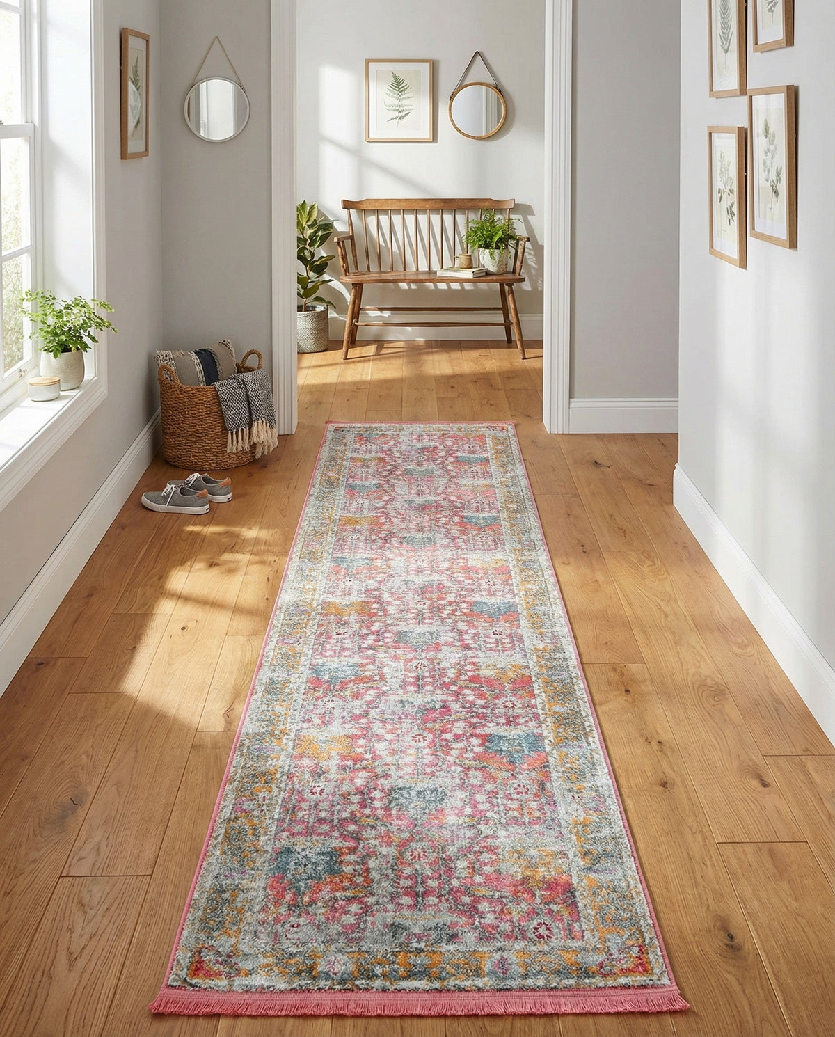 Arcadia Rugs Collection Area Rug -  Olympus Runner Pink  lifestyle 188