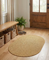 Seaside Serenity Collection Area Rug - Veranda (Corn Harvest Yellow) Oval Corn Harvest Yellow  lifestyle 25