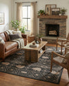 Mesa Oasis Rugs Collection Area Rug - Sundown Rectangle Black  lifestyle 22