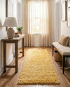 Alpine Plush Collection Area Rug -  Cortina (Sun Yellow) Runner Sun Yellow  lifestyle 24