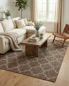 Savannah Pergola Collection Area Rug - Arbor (Brown) Rectangle Brown  lifestyle 7