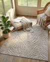 Bloomsbury Elegance Collection Area Rug -  Chelsea Rectangle Gray and Ivory  lifestyle 26
