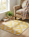 Urban Oasis Rugs Collection Area Rug -  Highrise (Yellow) Rectangle Yellow  lifestyle 3