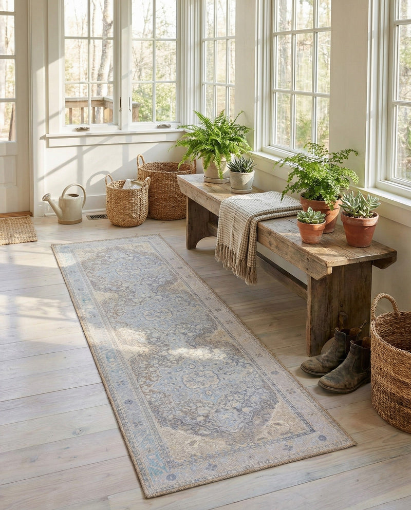 Heritage Elegance Collection Area Rug -  Schonbrunn Runner Cream  lifestyle 60