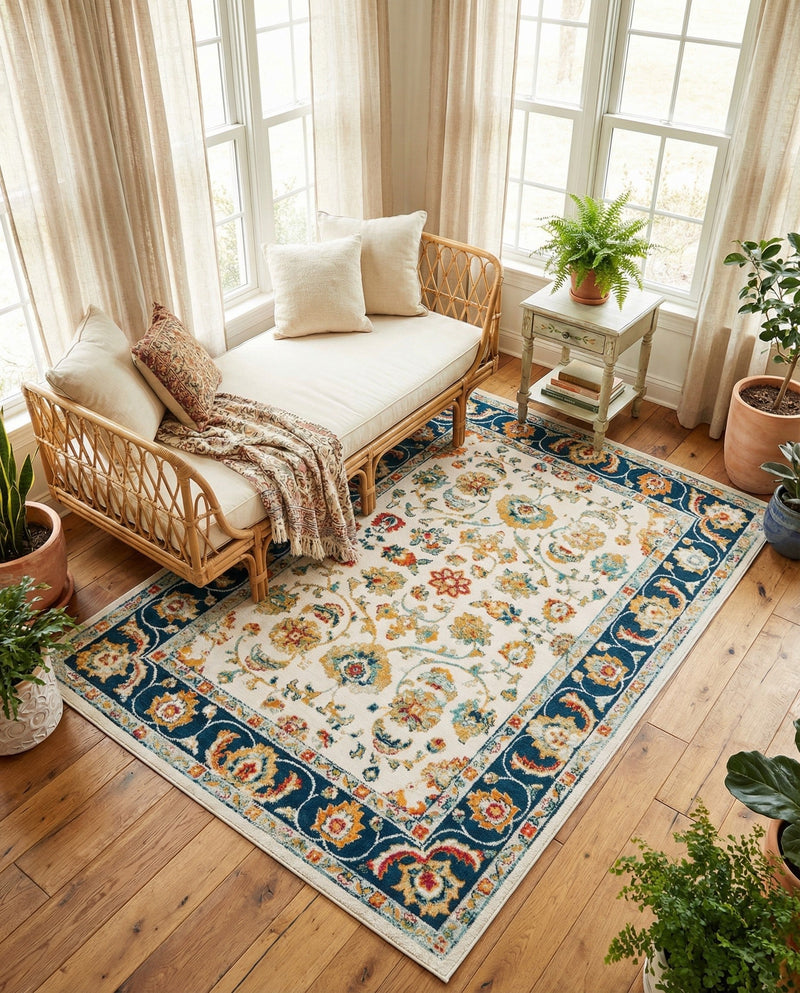 Adriana Terrace Collection Area Rug -  Positano (Multi) Rectangle Multi  lifestyle 20