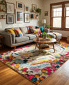 Colorburst Oasis Collection Area Rug -  Calypso Rectangle Multi  lifestyle 15