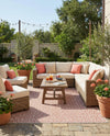 Urban Oasis Rugs Collection Area Rug -  Rooftop (Rust Red) Rectangle Rust Red  lifestyle 17